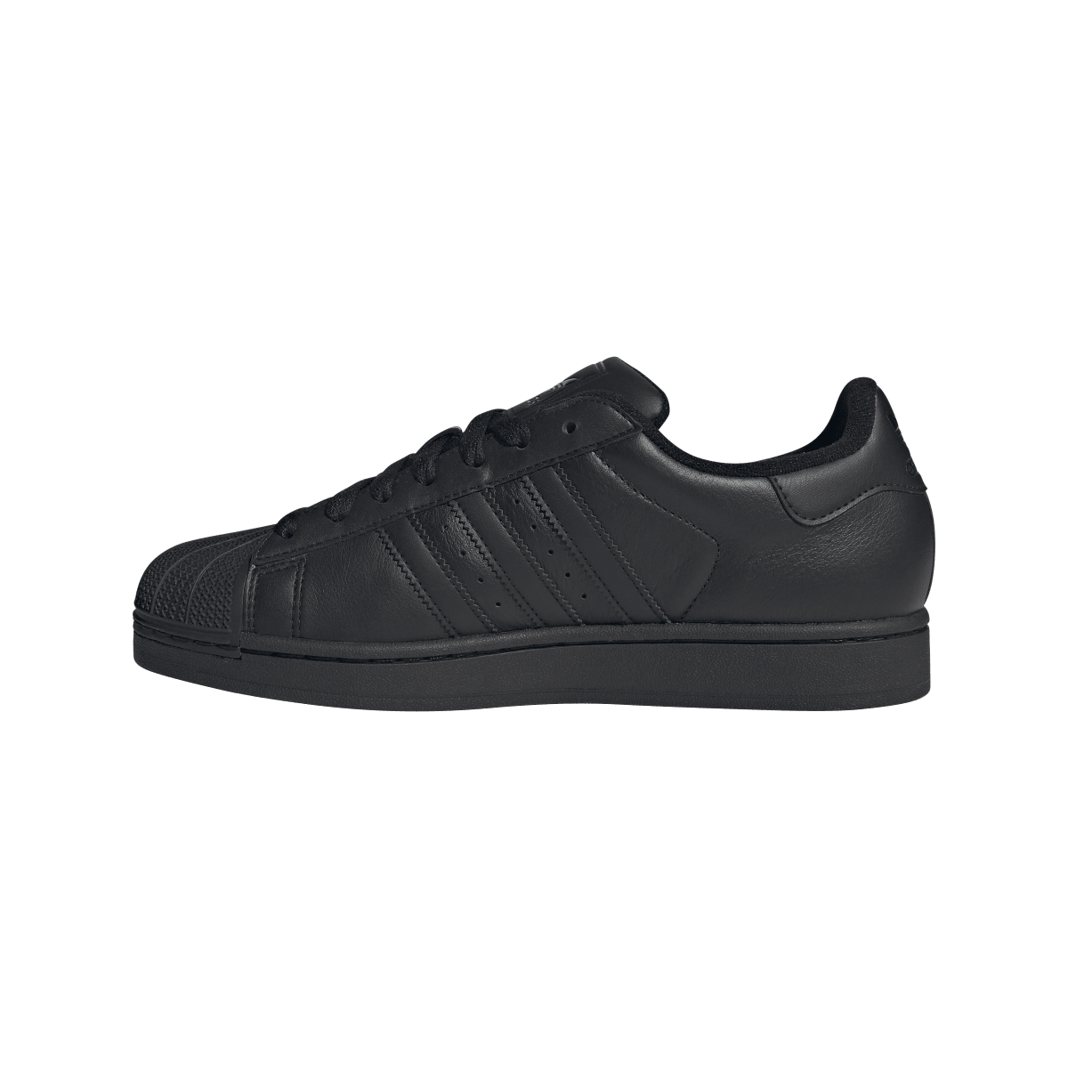 Overkicks - Adidas Superstar II Triple Black (JI0081) - detalle talón