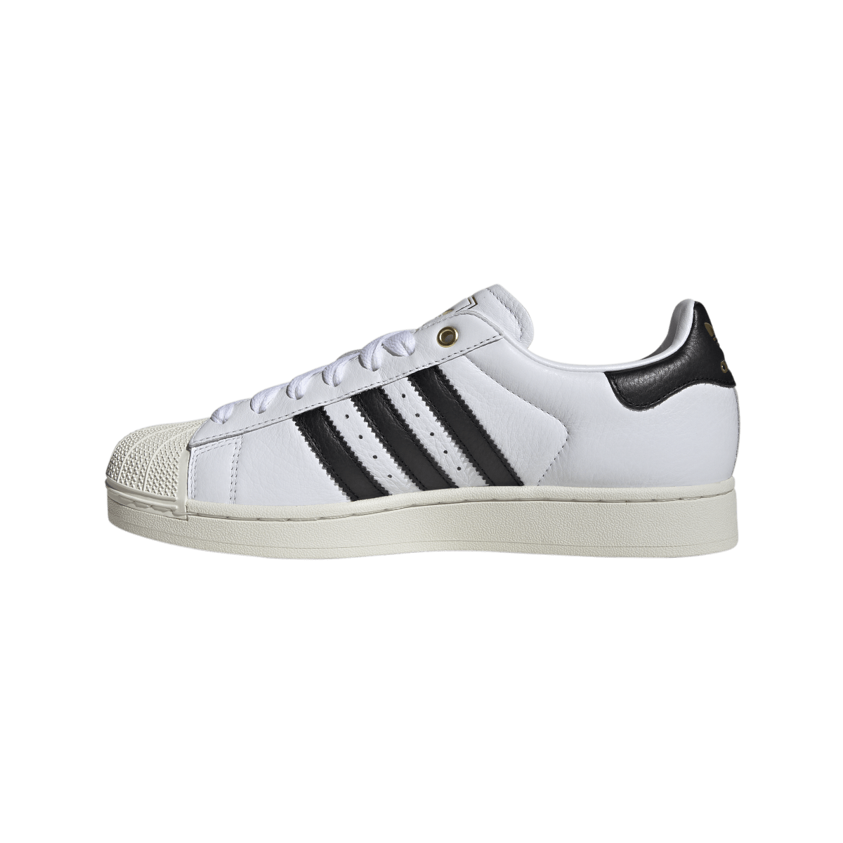 Overkicks - Adidas Superstar II White Black Off White (KI0979) - detalle lateral interior