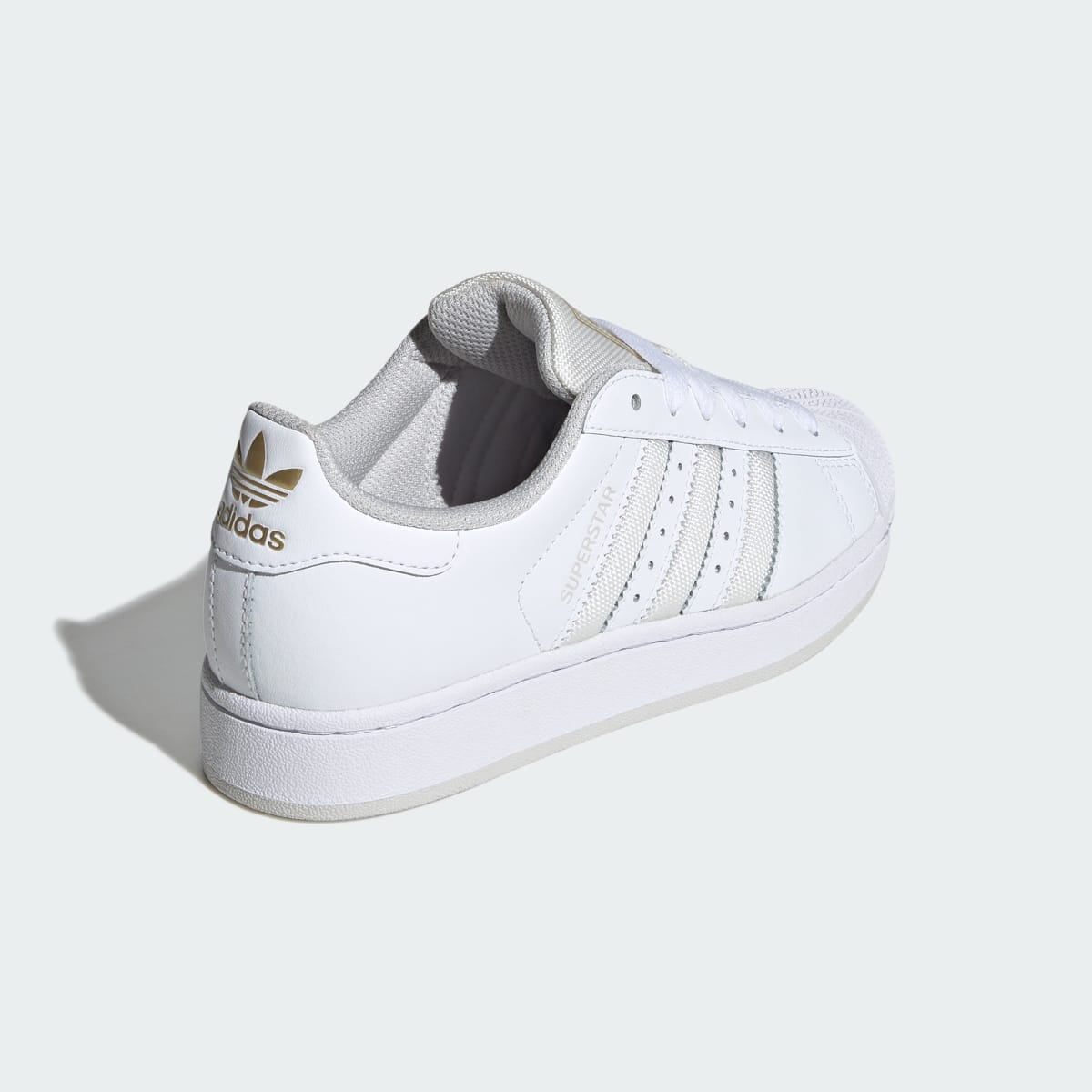 Overkicks - Adidas Superstar II White Grey One (JR9869) - vista superior