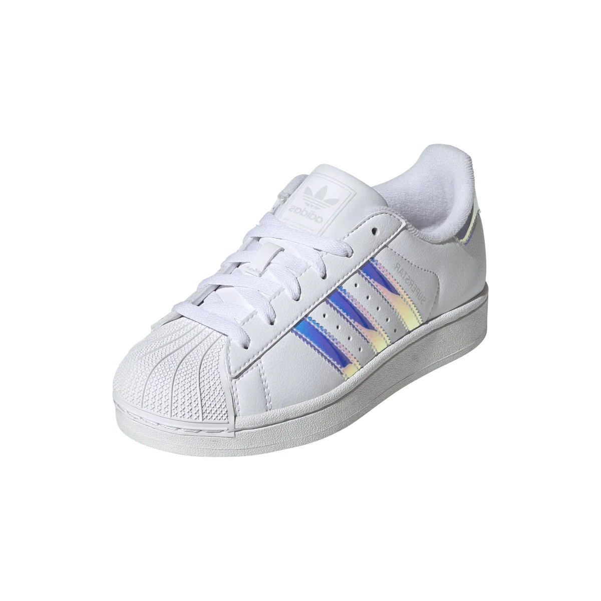 Overkicks - Adidas Superstar II White Iridescent Stripes (GS) (JQ2803) - imagen 2