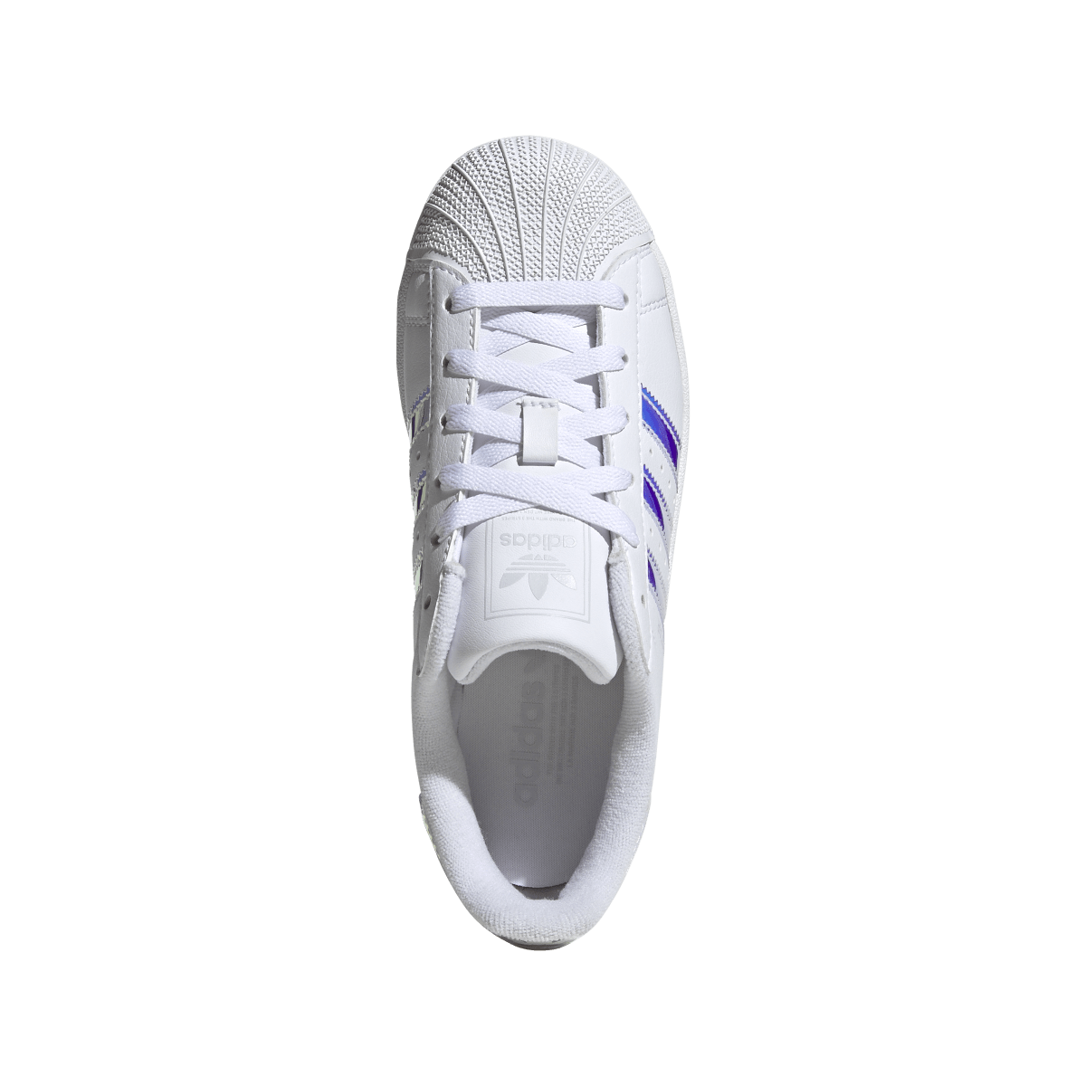 Overkicks - Adidas Superstar II White Iridescent Stripes (GS) (JQ2803) - imagen 3