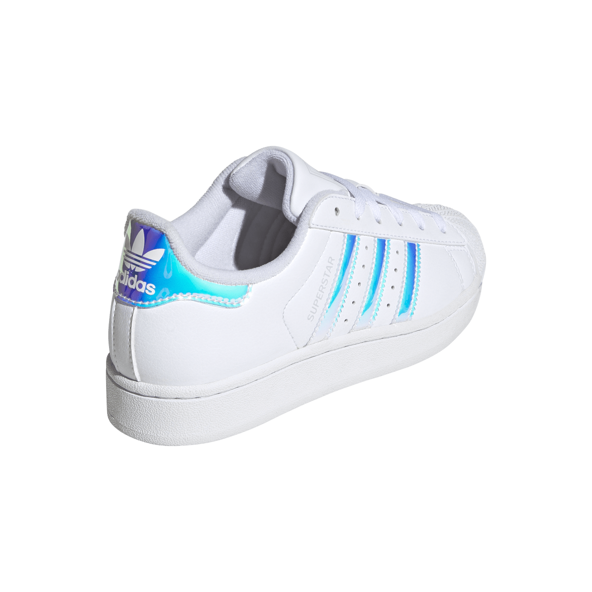 Overkicks - Adidas Superstar II White Iridescent Stripes (GS) (JQ2803) - imagen 5