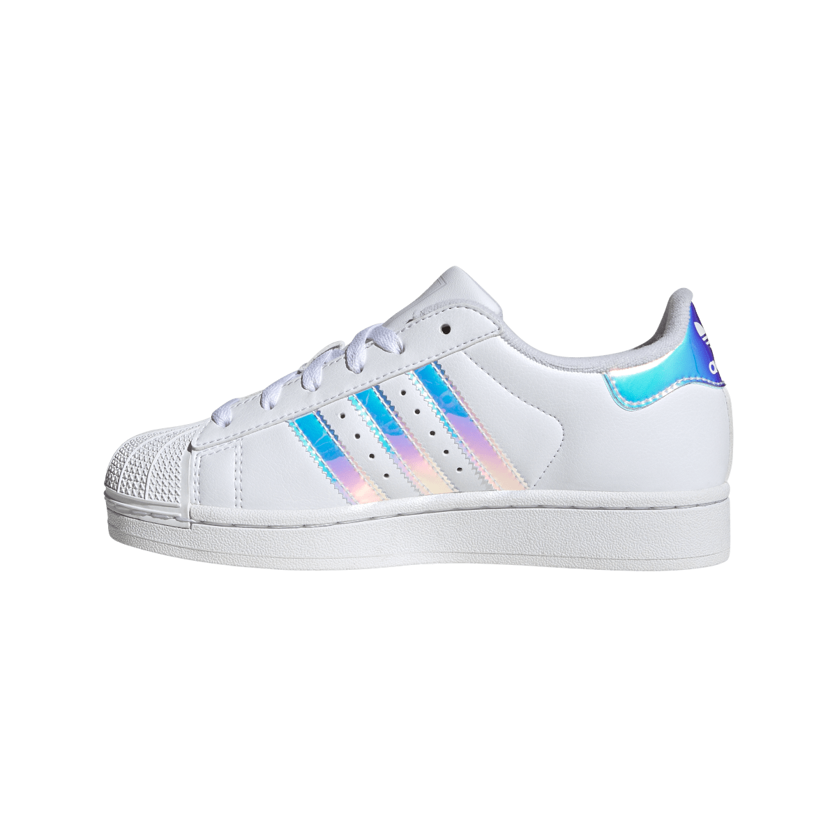 Overkicks - Adidas Superstar II White Iridescent Stripes (GS) (JQ2803) - imagen 6