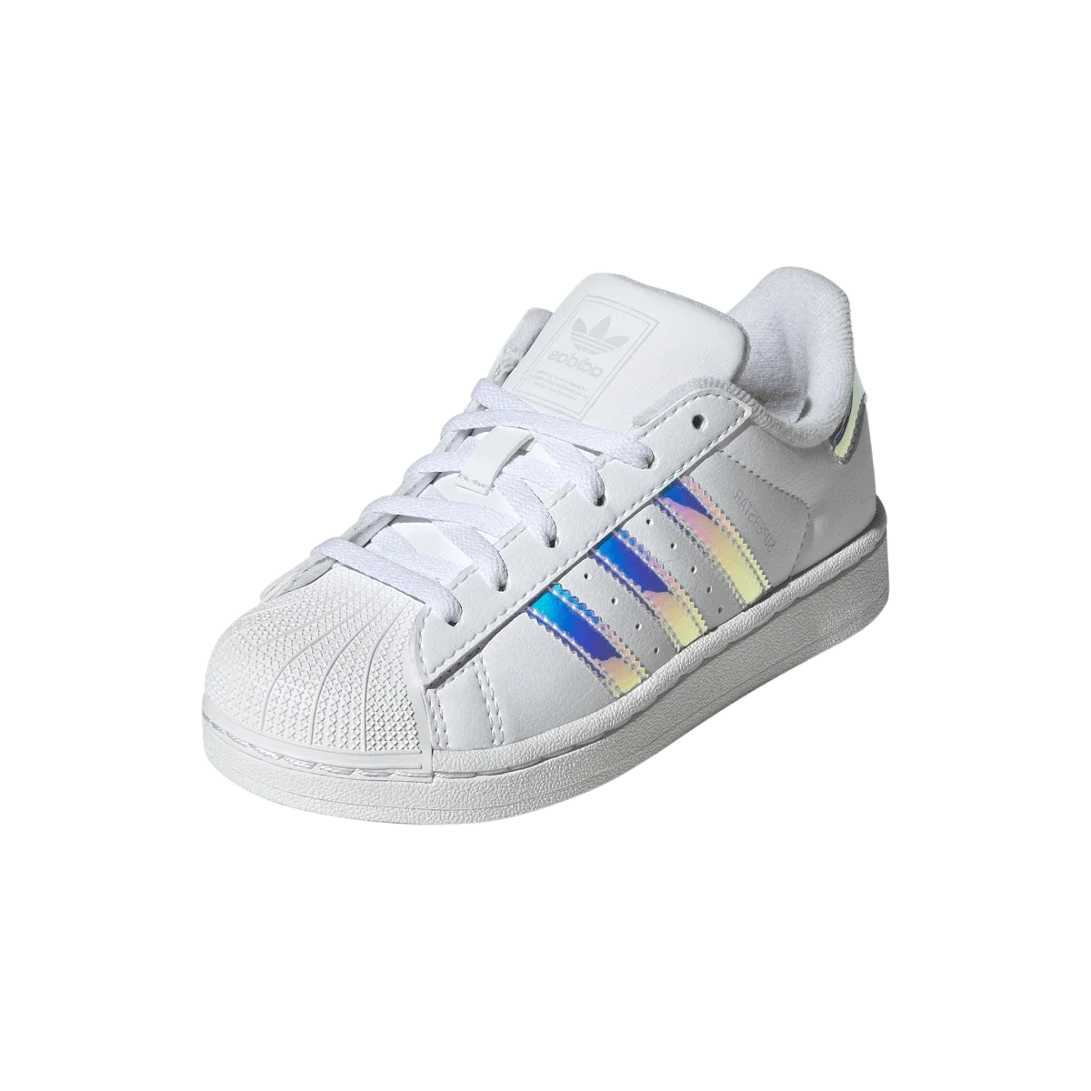 Overkicks - Adidas Superstar II White Iridescent Stripes (PS) (JQ1789) - imagen 2