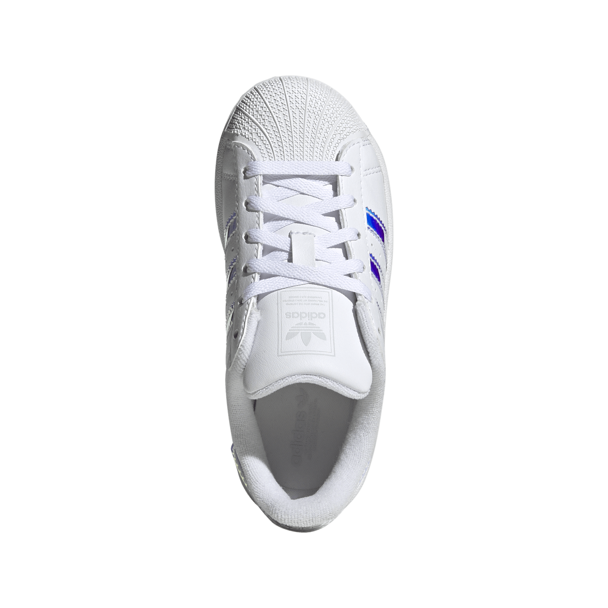 Overkicks - Adidas Superstar II White Iridescent Stripes (PS) (JQ1789) - imagen 3