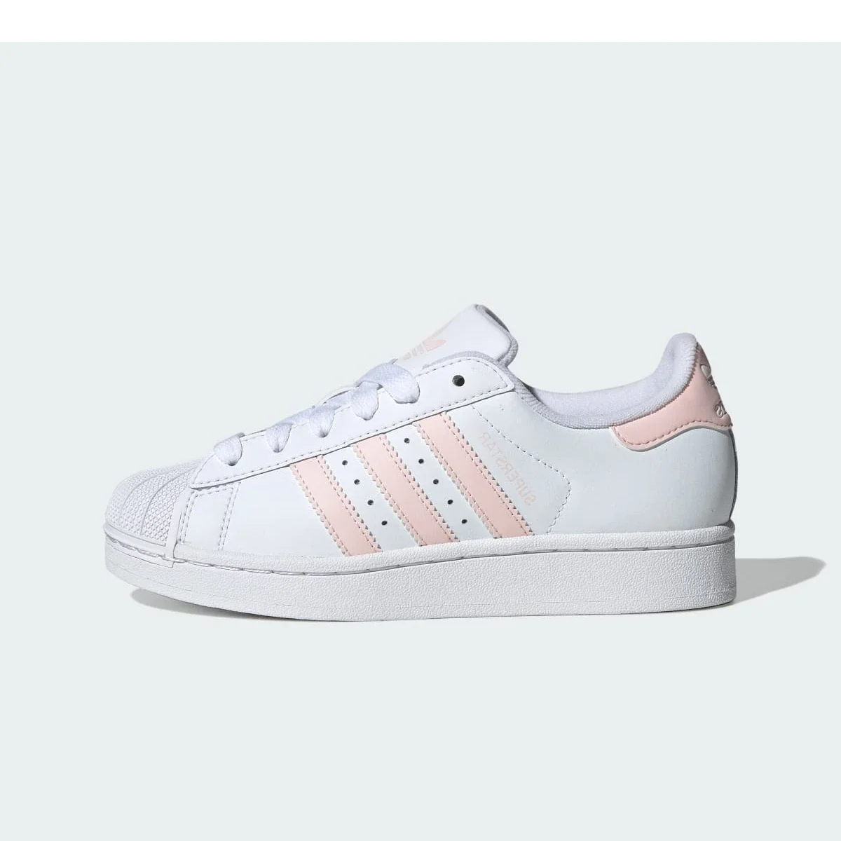 Overkicks - Adidas Superstar II White Sandy Pink (GS) (KI4164) - vista lateral