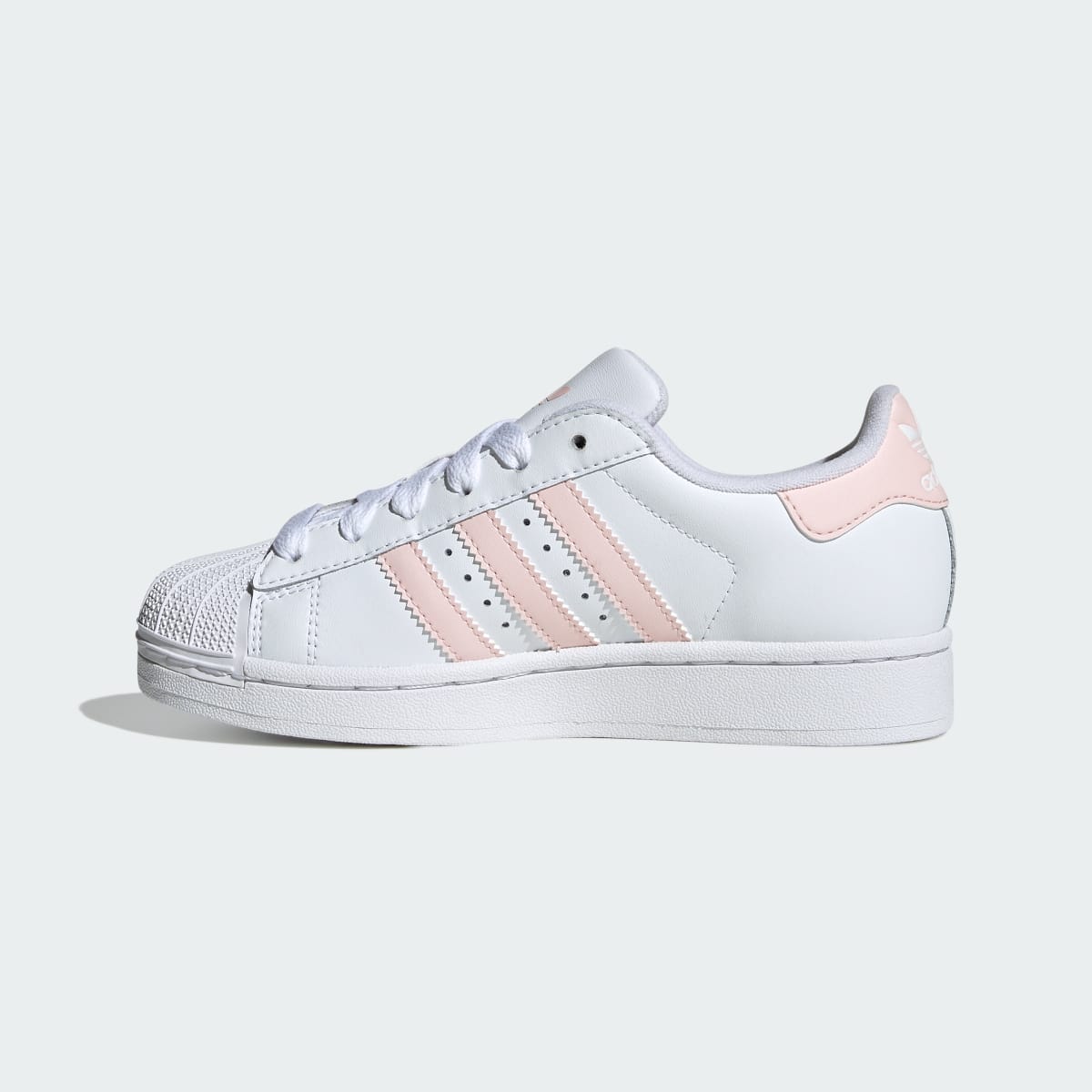 Overkicks - Adidas Superstar II White Sandy Pink (GS) (KI4164) - imagen 6