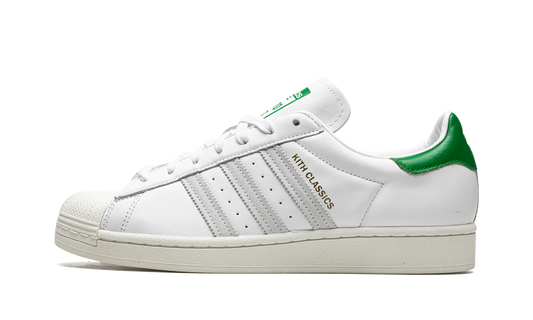 Overkicks - Adidas Superstar Kith Classics Program White (FY3517) - vista lateral