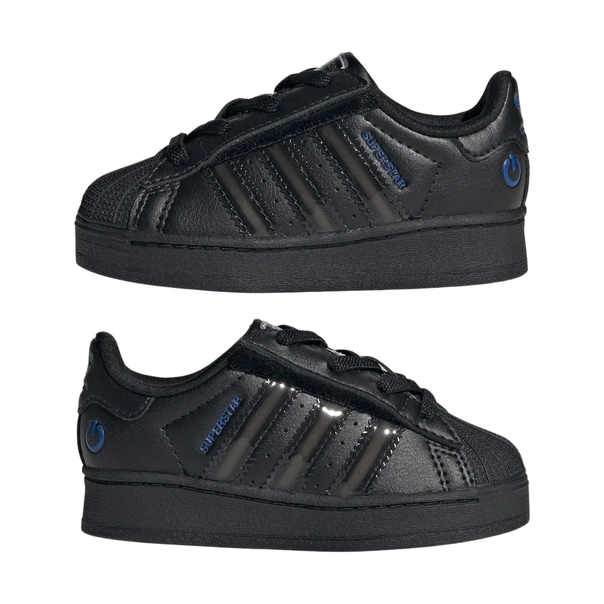 Overkicks - Adidas Superstar LED Lights Comfort Closure Core Black Preloved Violet (TD) (JS1295) - imagen 9