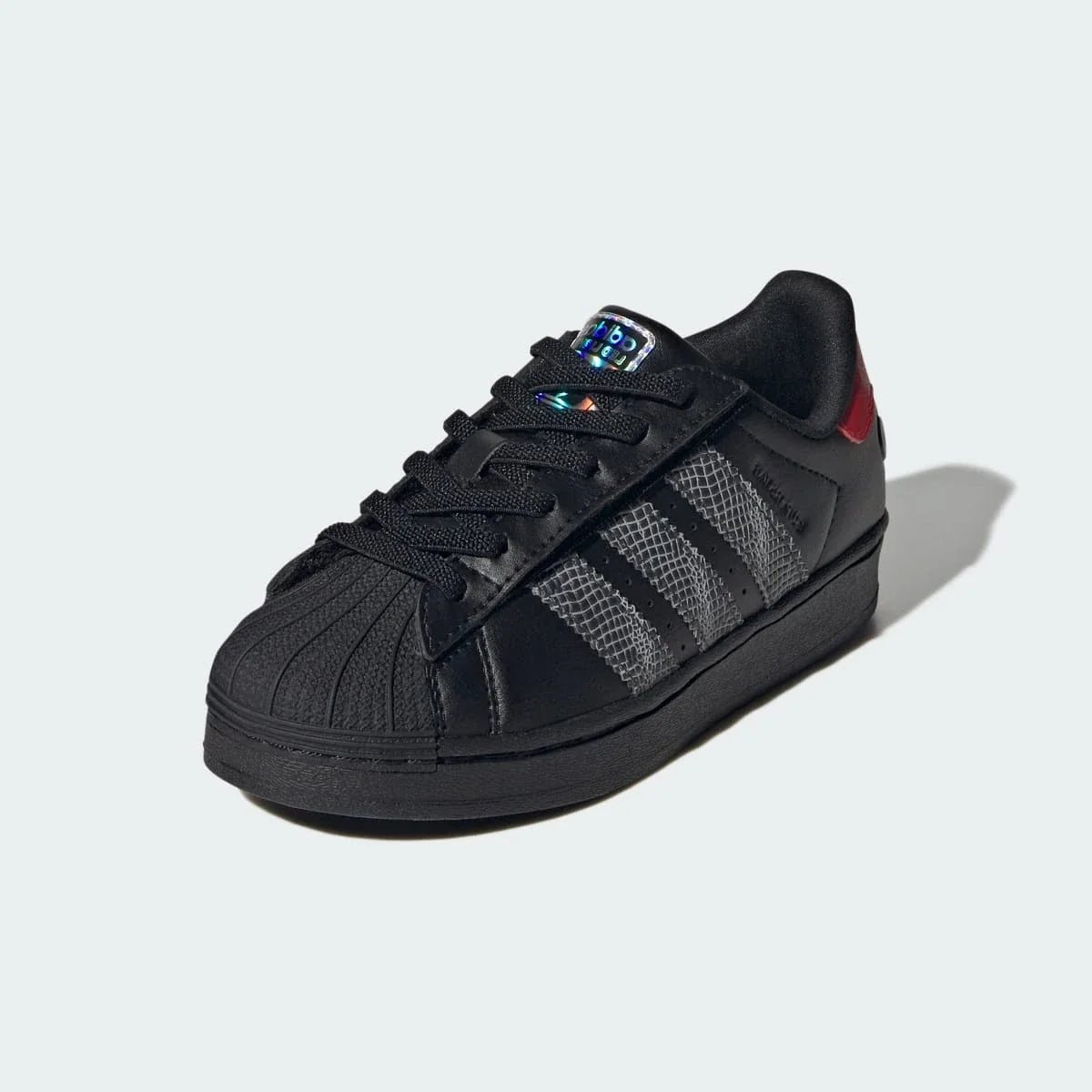 Overkicks - Adidas Superstar LED Lights Comfort Closure Core Black Red (PS) (IH6388) - imagen 2