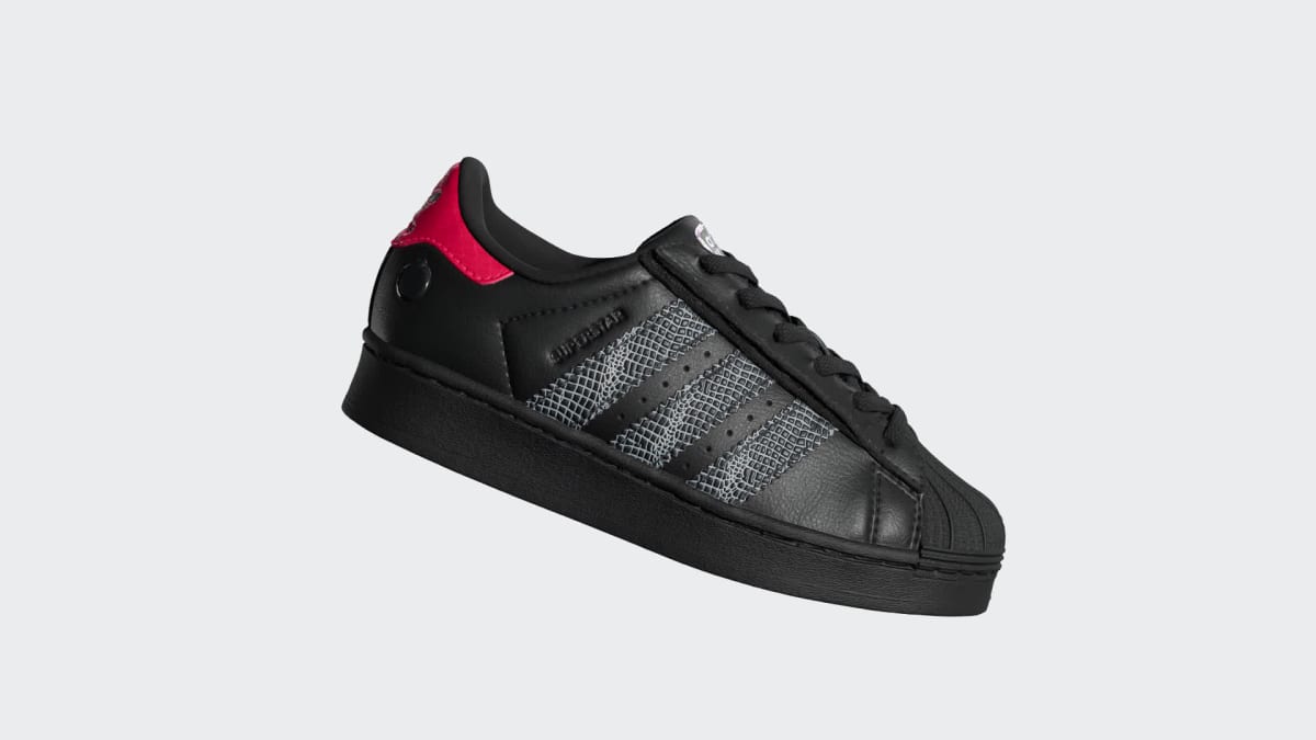 Overkicks - Adidas Superstar LED Lights Comfort Closure Core Black Red (PS) (IH6388) - imagen 3