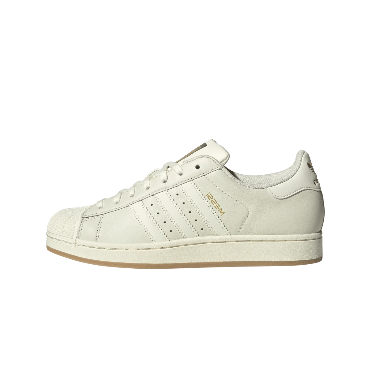Overkicks - Adidas Superstar Messi Ivory (KH5337) - vista lateral
