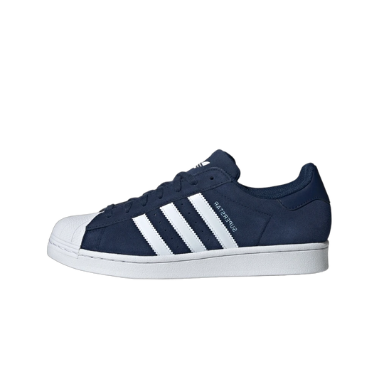 Overkicks - Adidas Superstar Night Indigo Cloud White (ID1461) - vista lateral