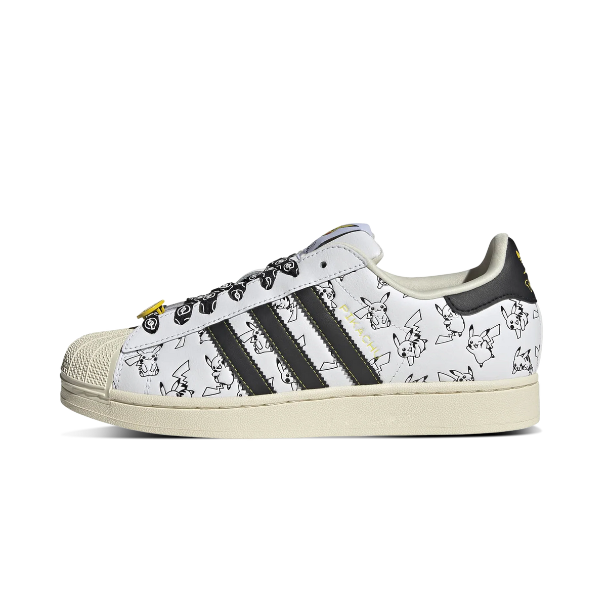 Overkicks - Adidas Superstar Pokémon Pikachu White (KI2857) - vista lateral