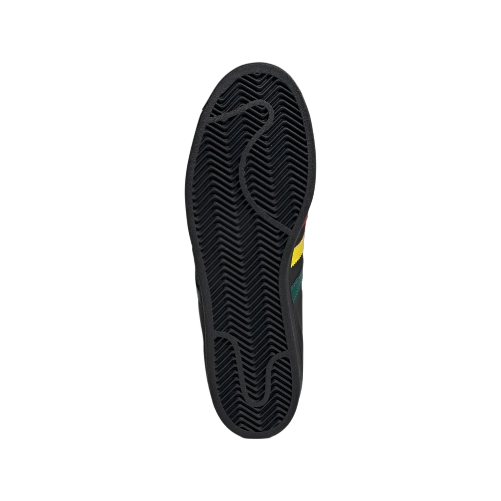 Overkicks - Adidas Superstar Rasta Black (IH3121) - detalle suela