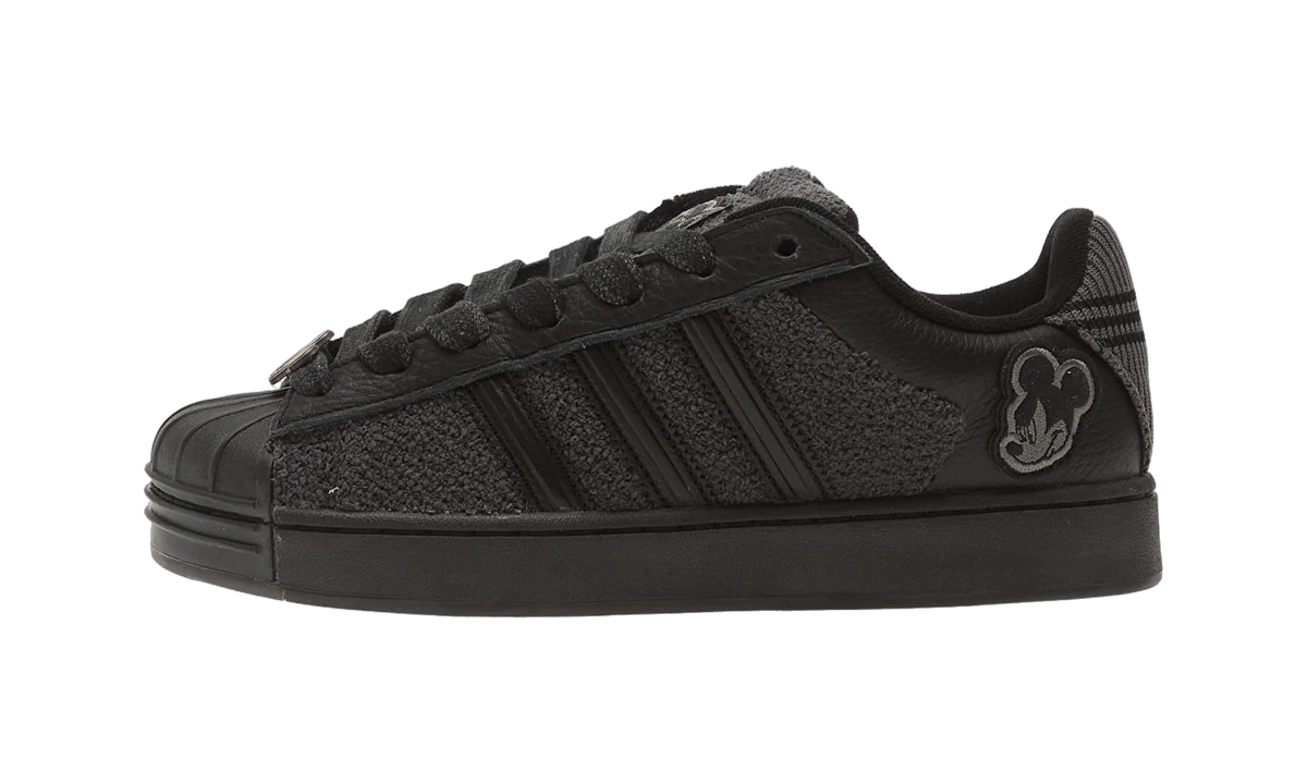 Overkicks - Adidas Superstar ST Disney Mickey Mouse Grey Black (KJ9942) - vista lateral