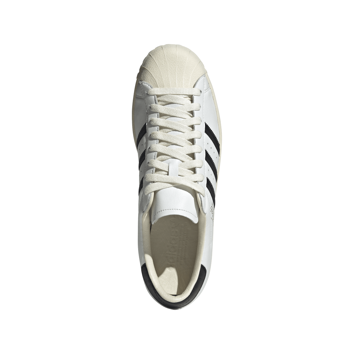 Overkicks - Adidas Superstar Vintage White Black Cream White (JQ3254) - par completo