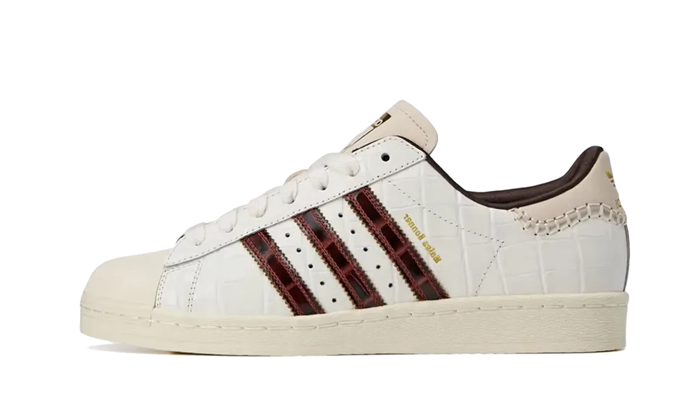 Overkicks - Adidas Superstar Wales Bonner White Brown Croc (KH8797) - vista lateral