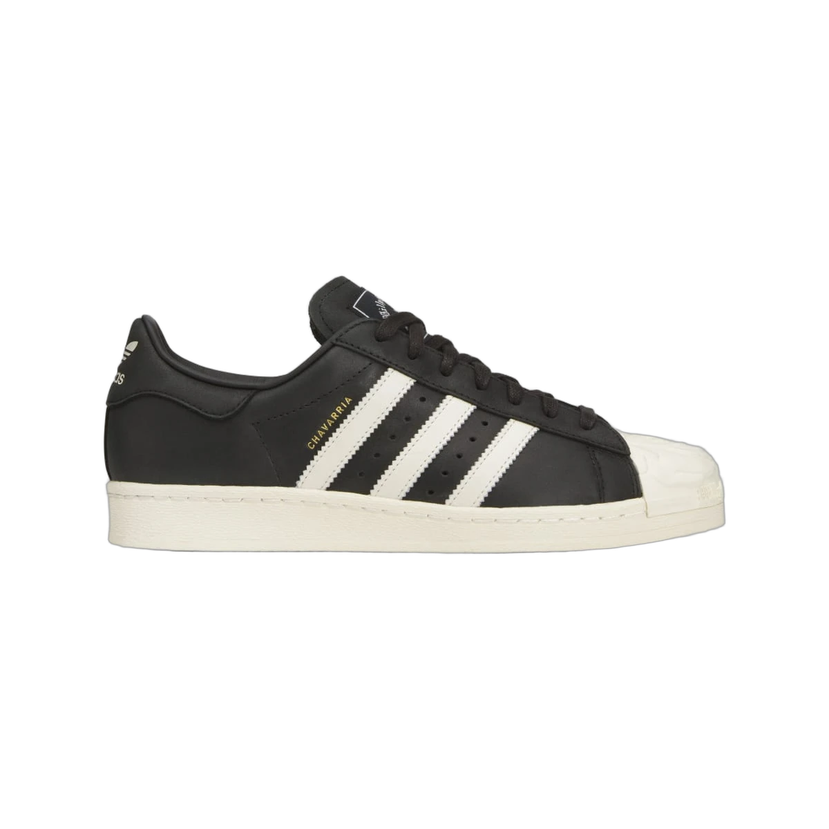 Overkicks - Adidas Superstar Willy Chavarria Rose Black Cream White (KJ2029) - vista trasera