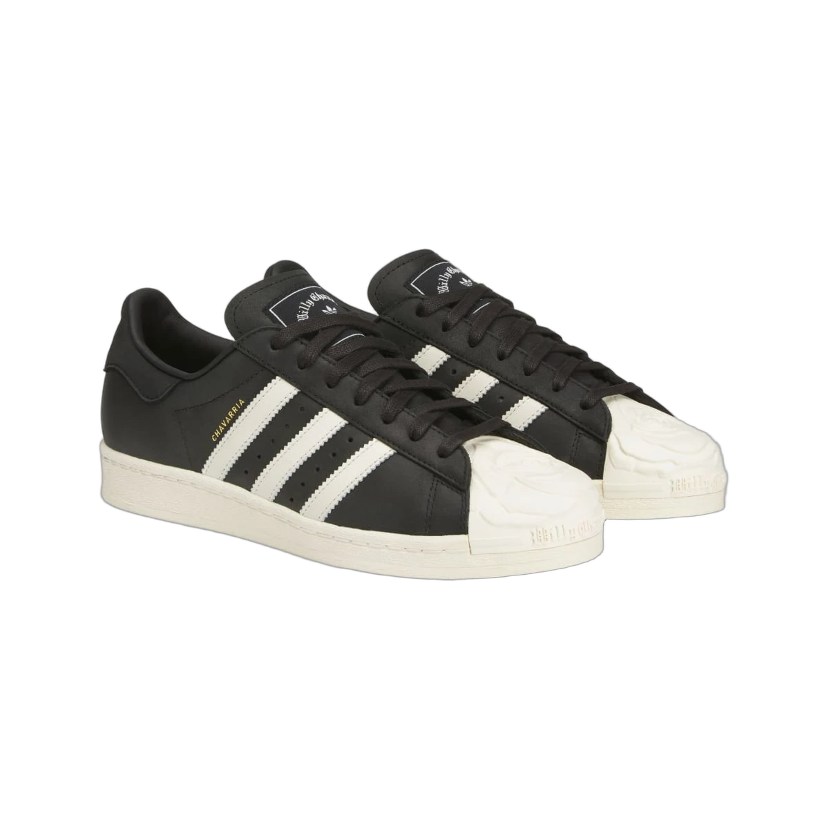 Overkicks - Adidas Superstar Willy Chavarria Rose Black Cream White (KJ2029) - vista superior