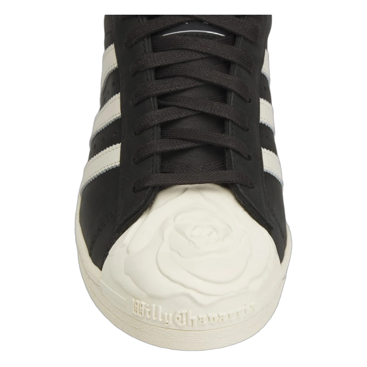 Overkicks - Adidas Superstar Willy Chavarria Rose Black Cream White (KJ2029) - detalle
