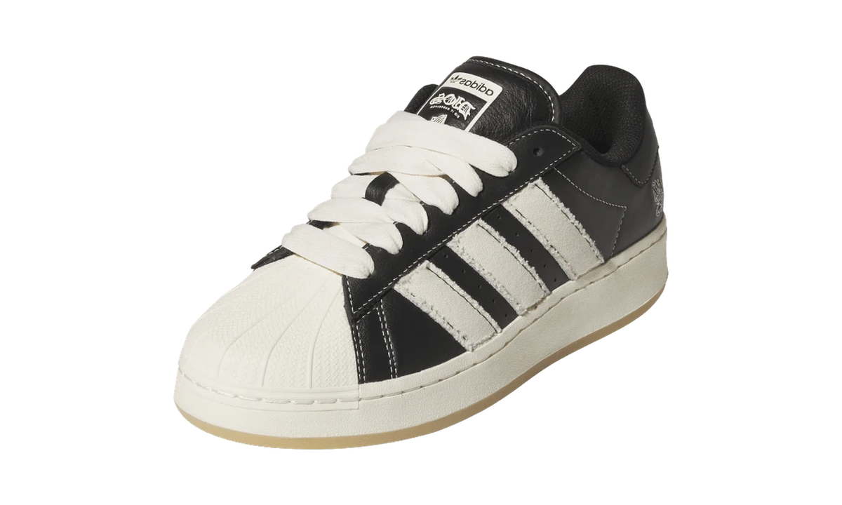 Overkicks - Adidas Superstar XLG DIOS Black Cream White (HQ7248) - vista trasera