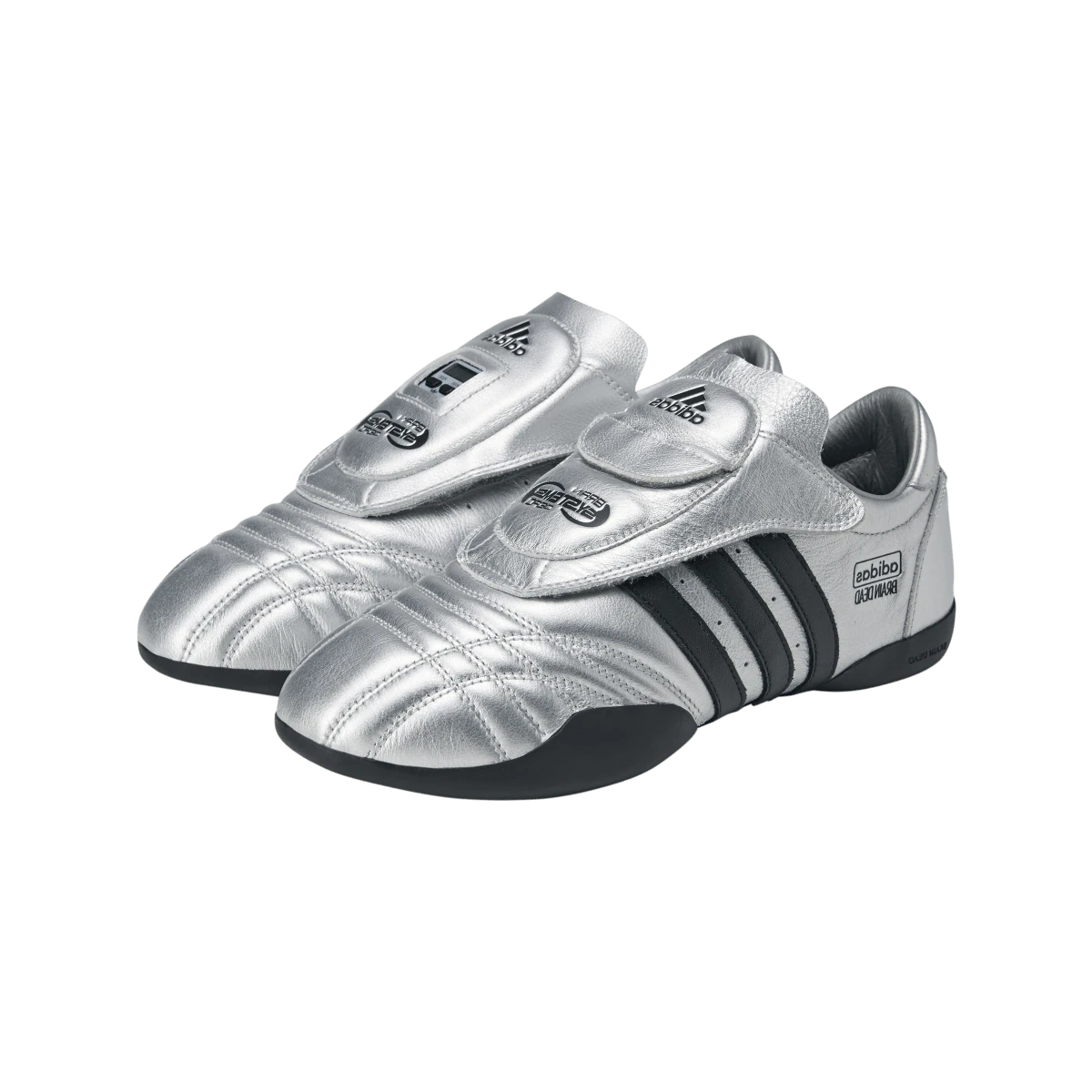 Overkicks - Adidas Taekwondo Brain Dead Metallic Silver (JQ9215) - vista trasera