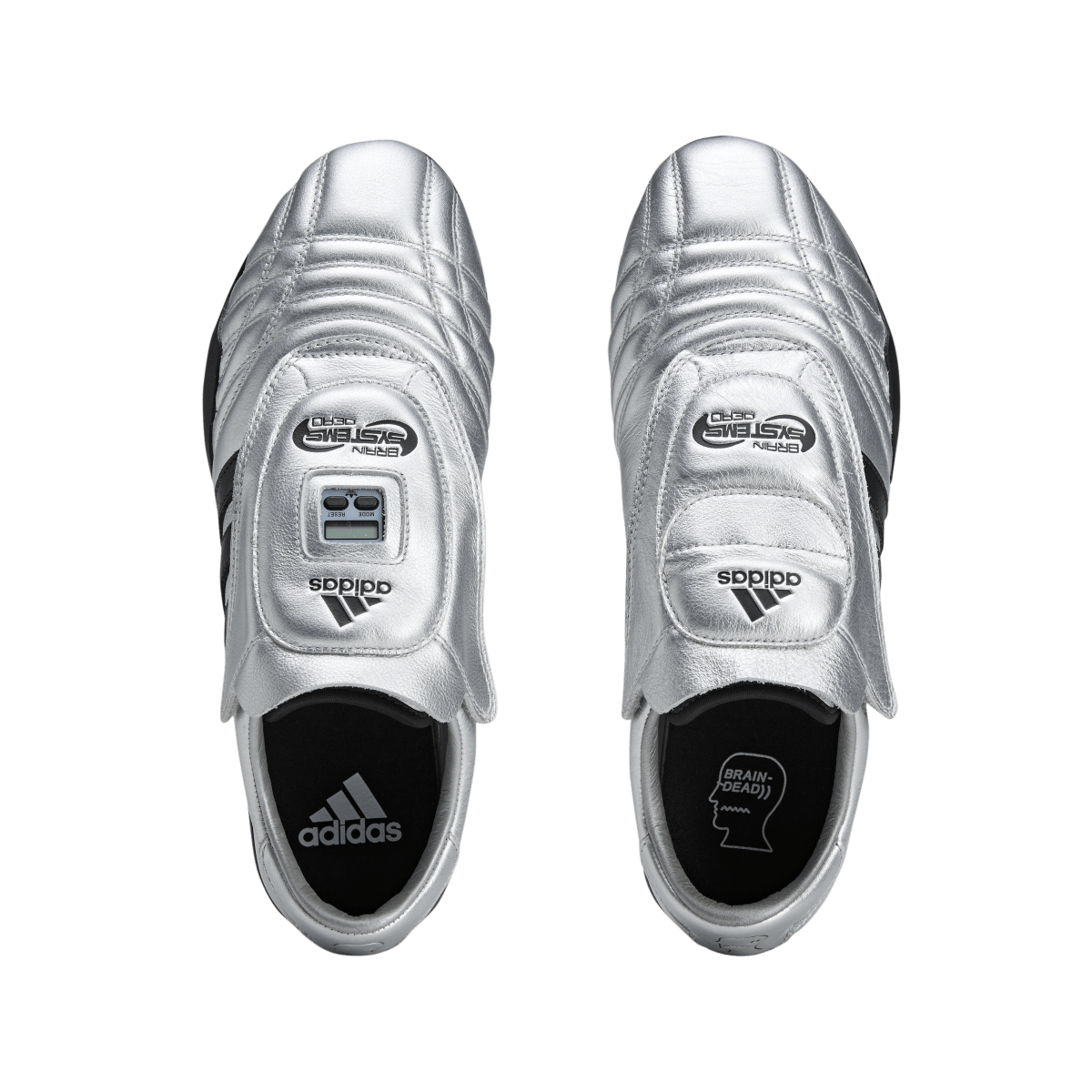 Overkicks - Adidas Taekwondo Brain Dead Metallic Silver (JQ9215) - par completo