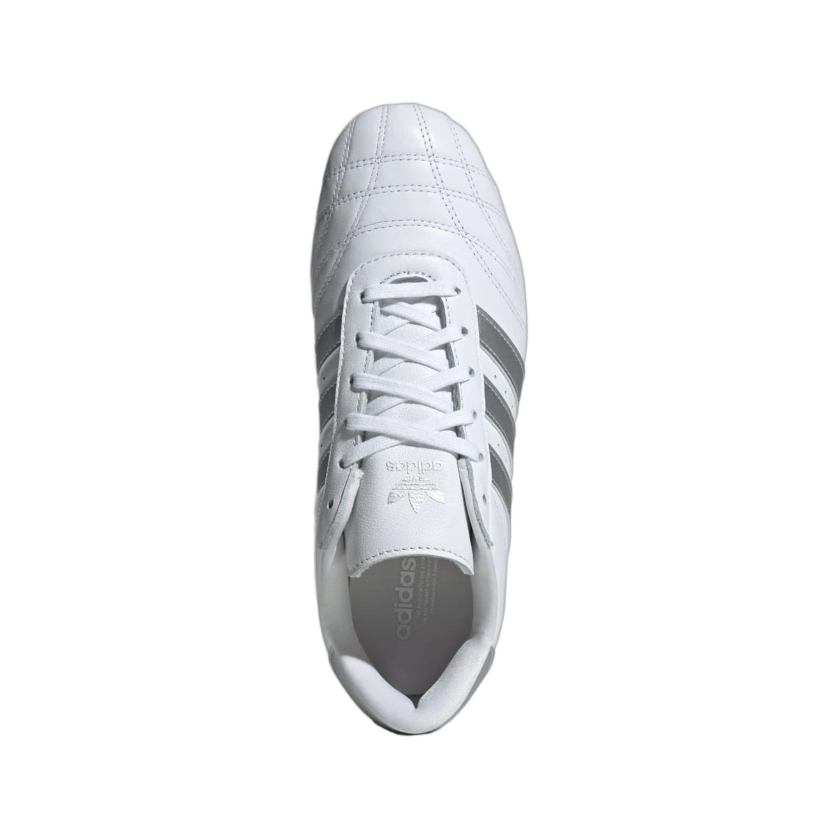 Overkicks - Adidas Taekwondo Cloud White Silver Metallic Gum (JS1192) - vista trasera
