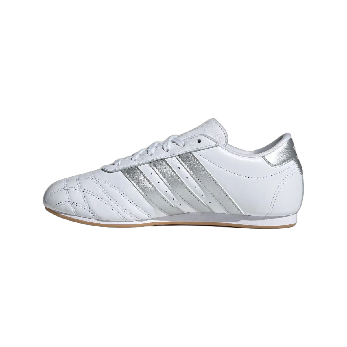 Overkicks - Adidas Taekwondo Cloud White Silver Metallic Gum (JS1192) - detalle talon