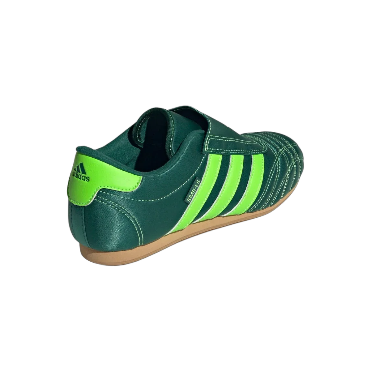 Overkicks - Adidas Taekwondo Collegiate Green Solar Green Gum (Womens) (JQ8210) - vista superior
