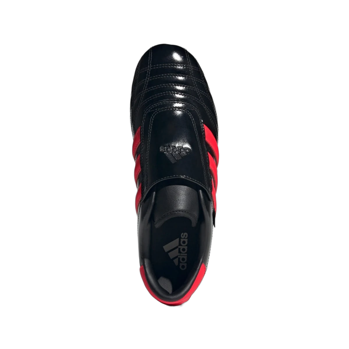 Overkicks - Adidas Taekwondo Core Black Solar Red Gum (JS1228) - vista trasera