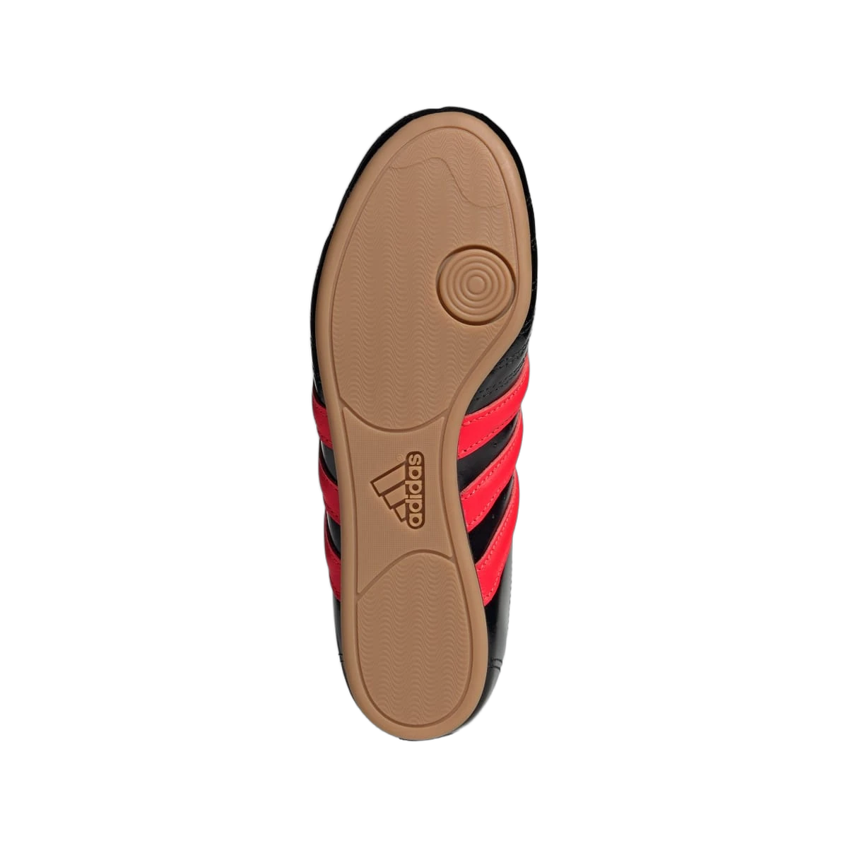 Overkicks - Adidas Taekwondo Core Black Solar Red Gum (JS1228) - par completo