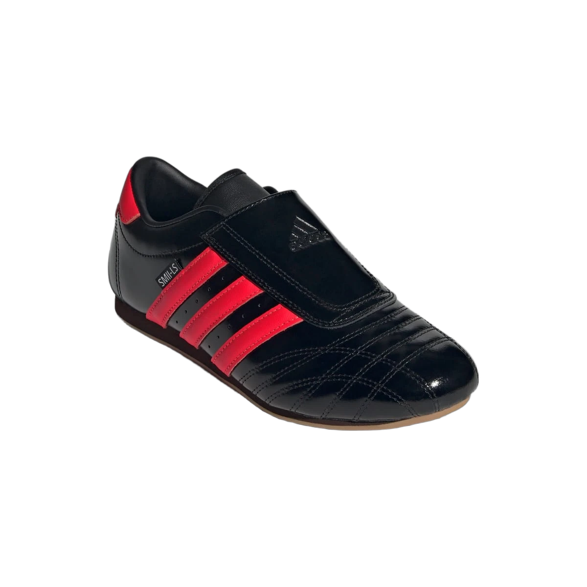 Overkicks - Adidas Taekwondo Core Black Solar Red Gum (JS1228) - detalle suela