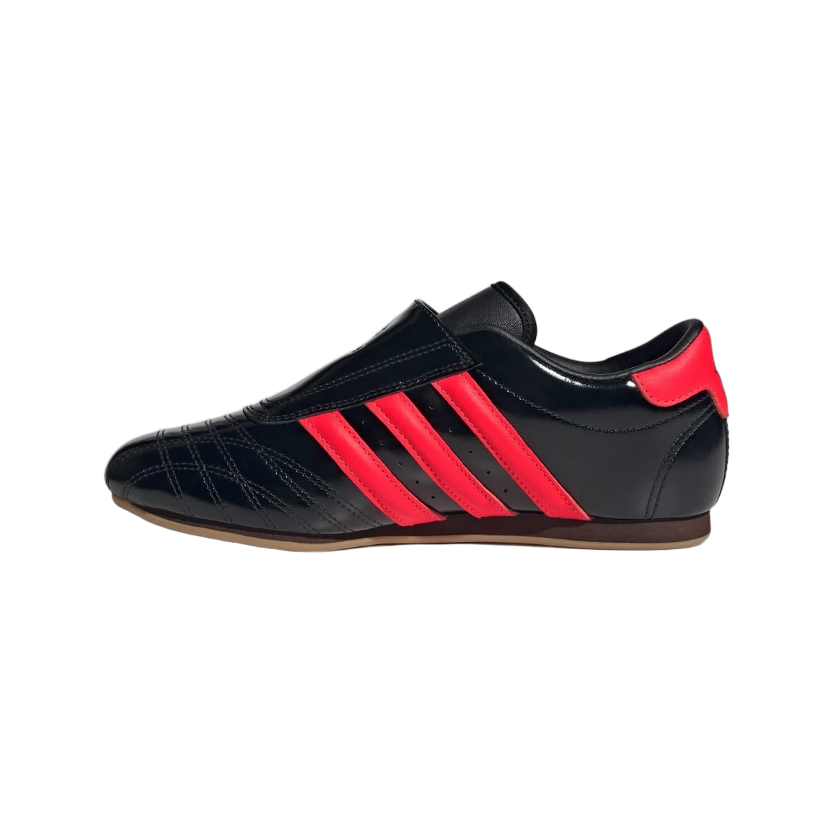 Overkicks - Adidas Taekwondo Core Black Solar Red Gum (JS1228) - detalle talon
