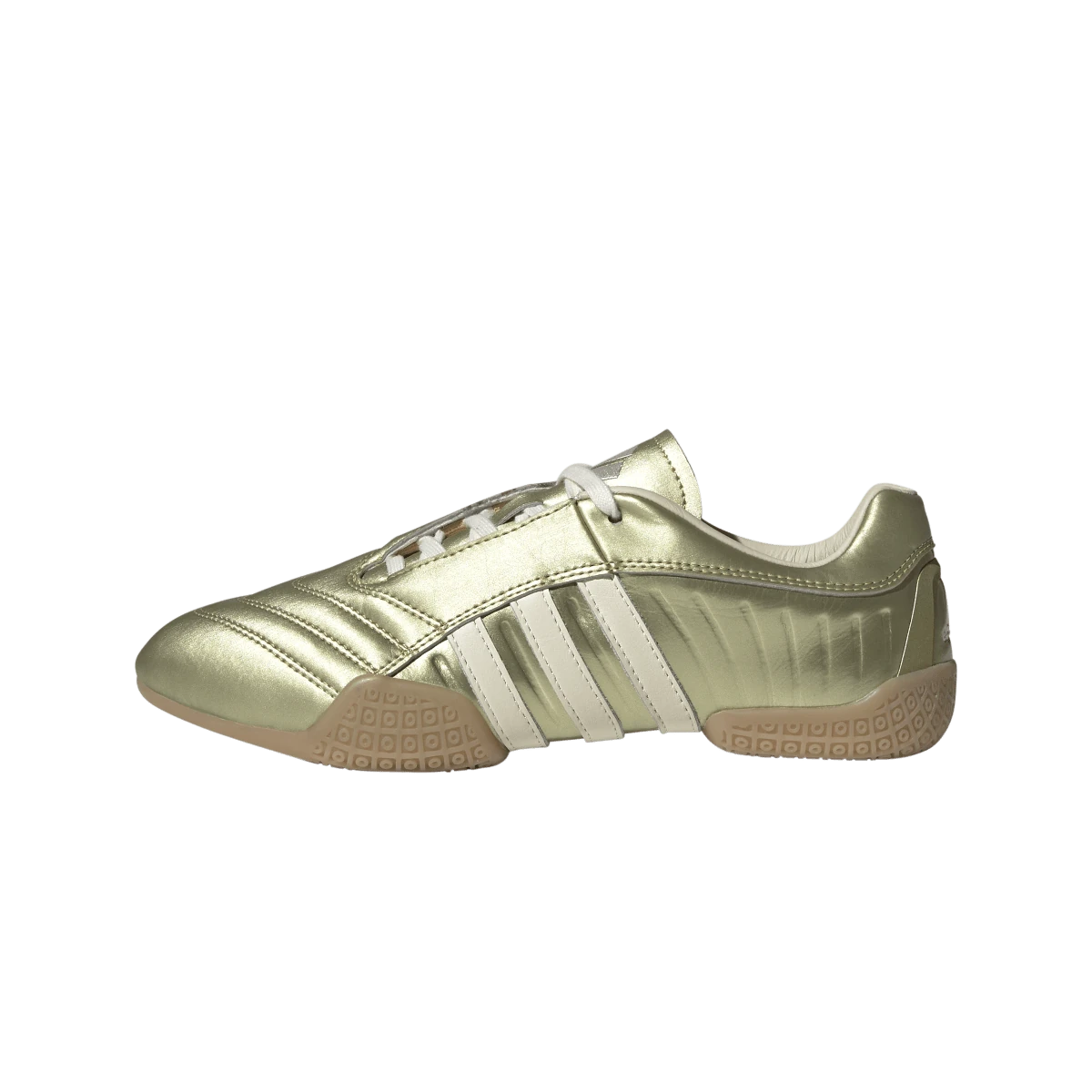 Overkicks - Adidas Taekwondo Elite Mei Gold Metallic White (JR1827) - vista lateral