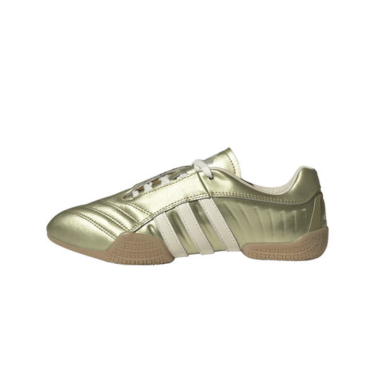Overkicks - Adidas Taekwondo Elite Mei Gold Metallic White (JR1827) - vista lateral