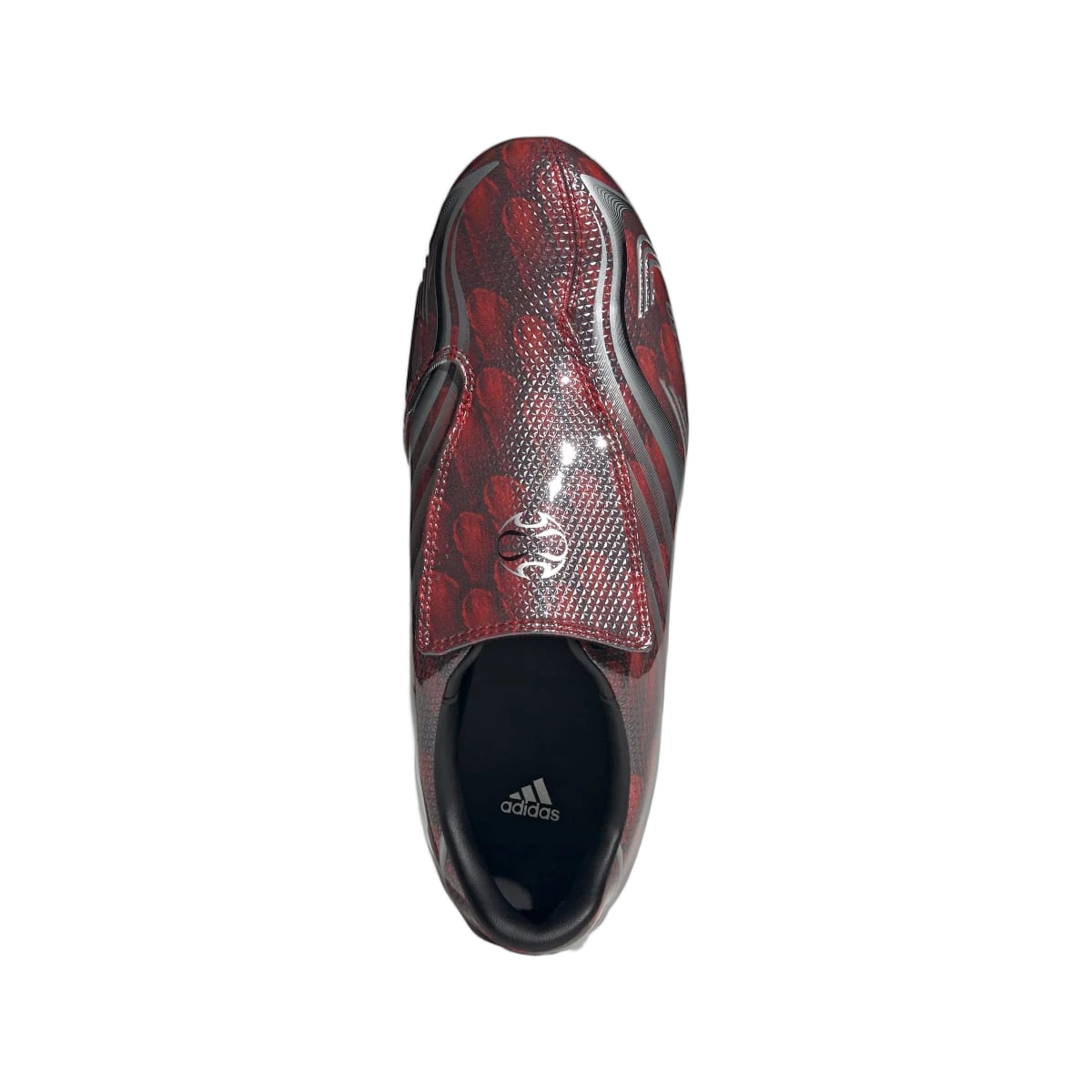 Overkicks - Adidas Taekwondo F50 Better Scarlet Silver Metallic (IH6859) - vista trasera