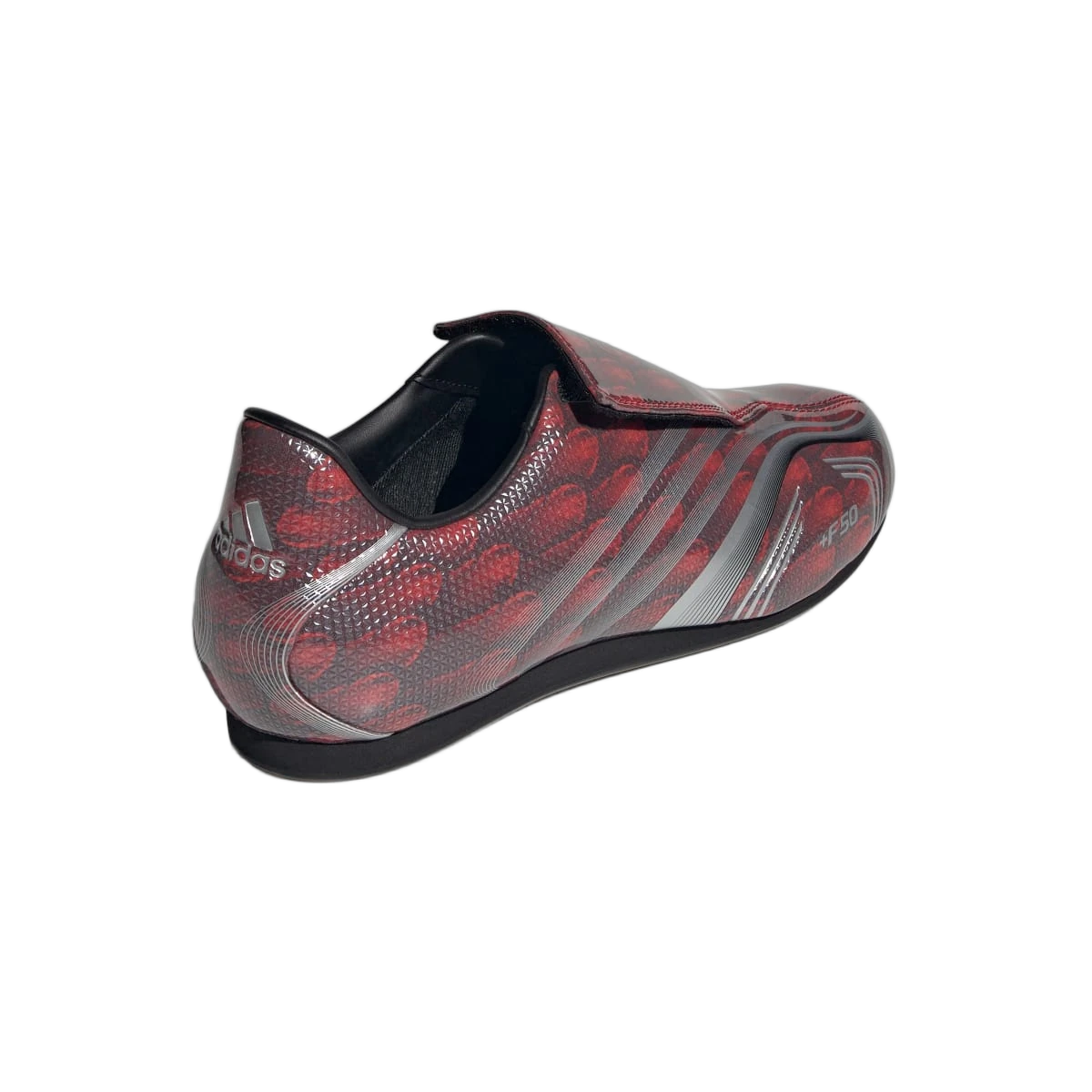 Overkicks - Adidas Taekwondo F50 Better Scarlet Silver Metallic (IH6859) - vista superior
