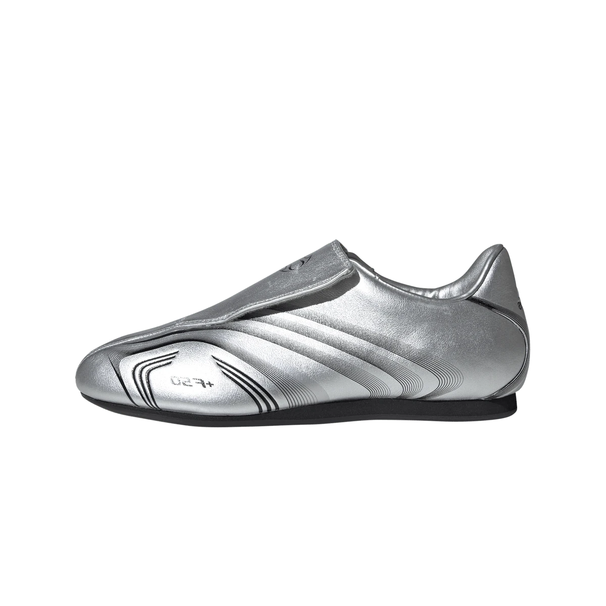 Overkicks - Adidas Taekwondo F50 Silver Metallic Black (IH1873) - vista lateral