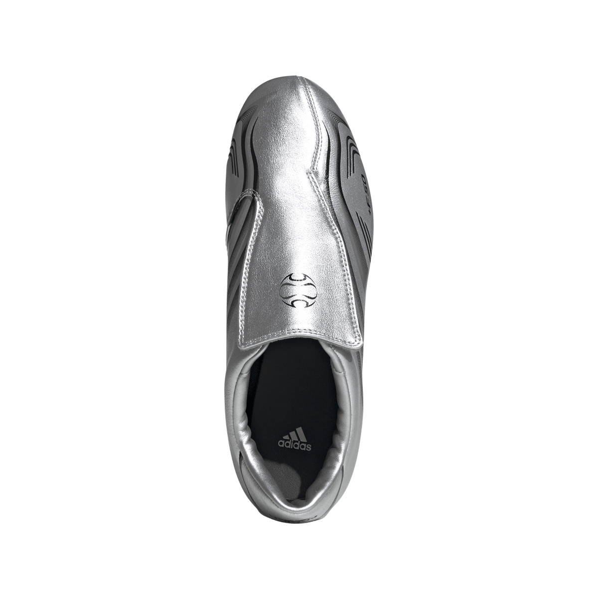 Overkicks - Adidas Taekwondo F50 Silver Metallic Black (IH1873) - par completo