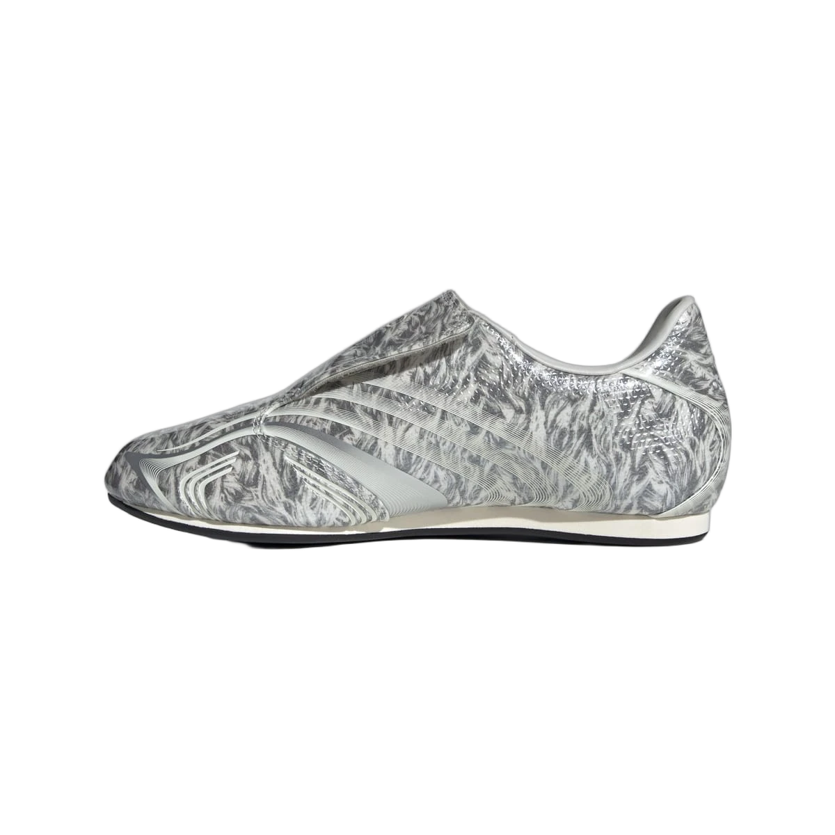 Overkicks - Adidas Taekwondo F50 Silver Metallic Grey (IH6861) - detalle talon