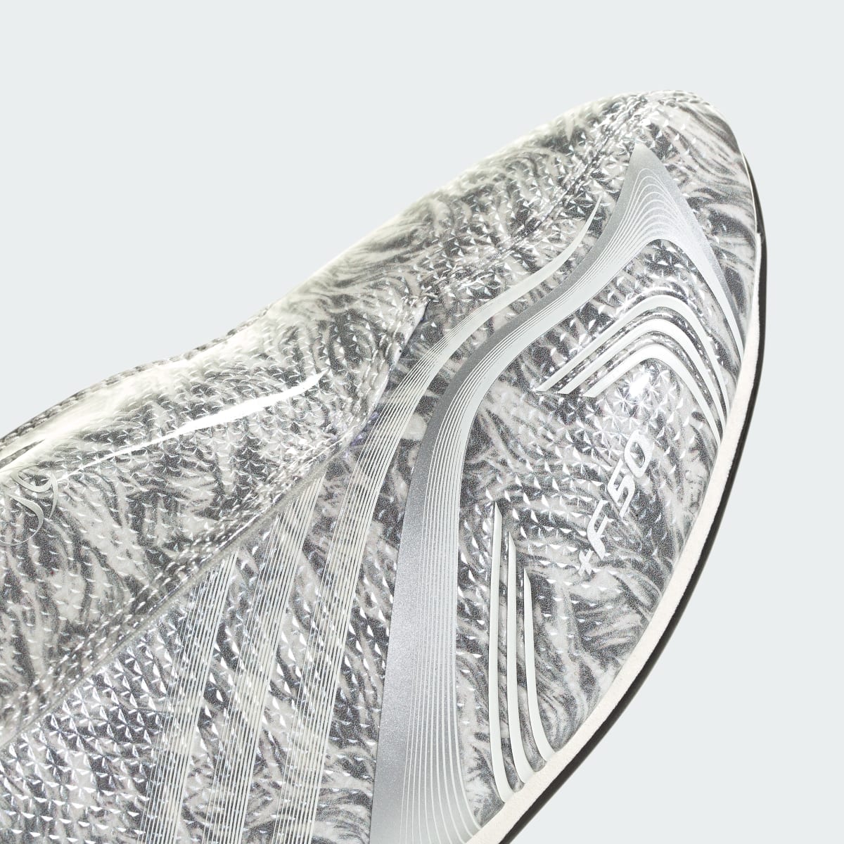 Overkicks - Adidas Taekwondo F50 Silver Metallic Grey (IH6861) - detalle