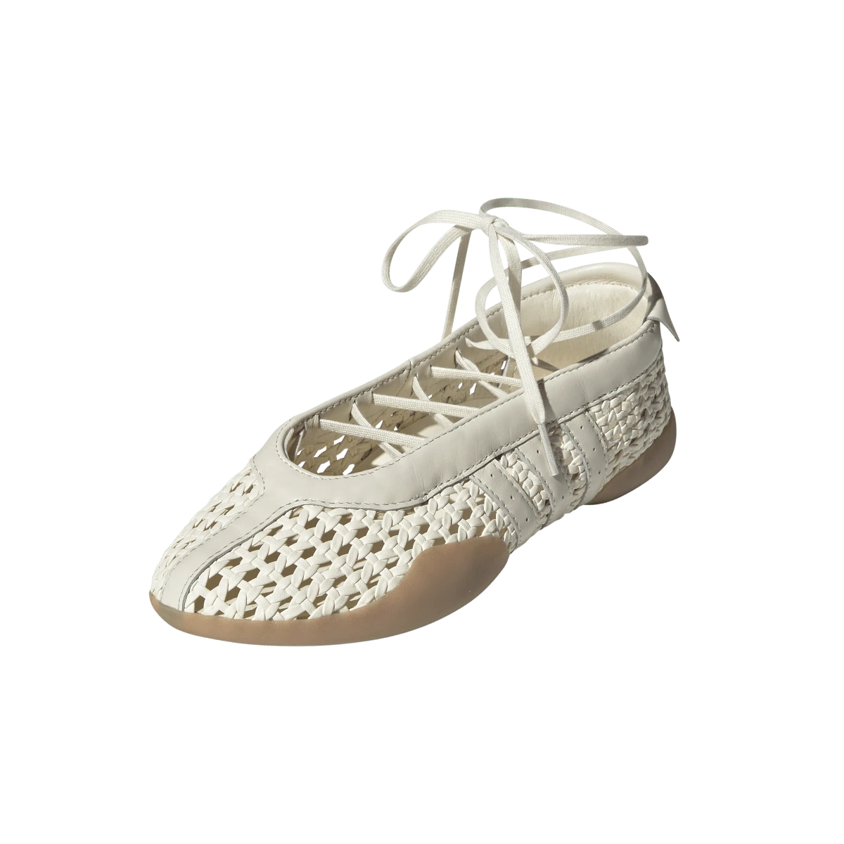 Overkicks - Adidas Taekwondo Mei Ballet Basketweave Cream White (KI3582) - vista trasera