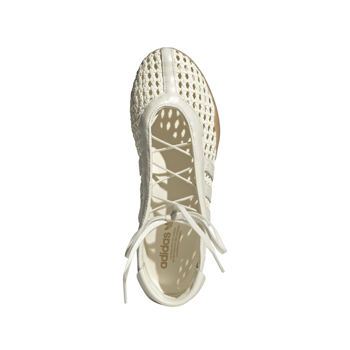 Overkicks - Adidas Taekwondo Mei Ballet Basketweave Cream White (KI3582) - par completo