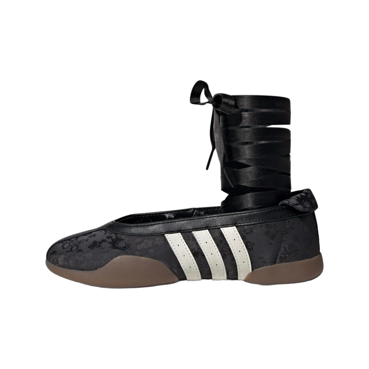 Overkicks - Adidas Taekwondo Mei Ballet Liberty London Black Floral Gum (IH6916) - vista lateral