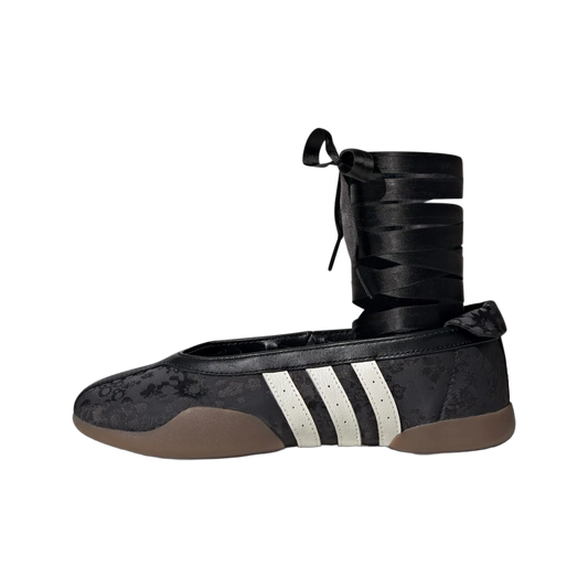 Overkicks - Adidas Taekwondo Mei Ballet Liberty London Black Floral Gum (IH6916) - vista lateral