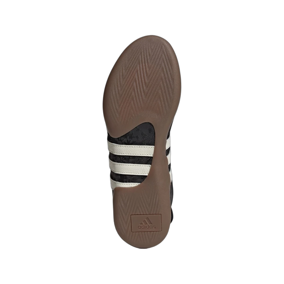 Overkicks - Adidas Taekwondo Mei Ballet Liberty London Black Floral Gum (IH6916) - detalle suela