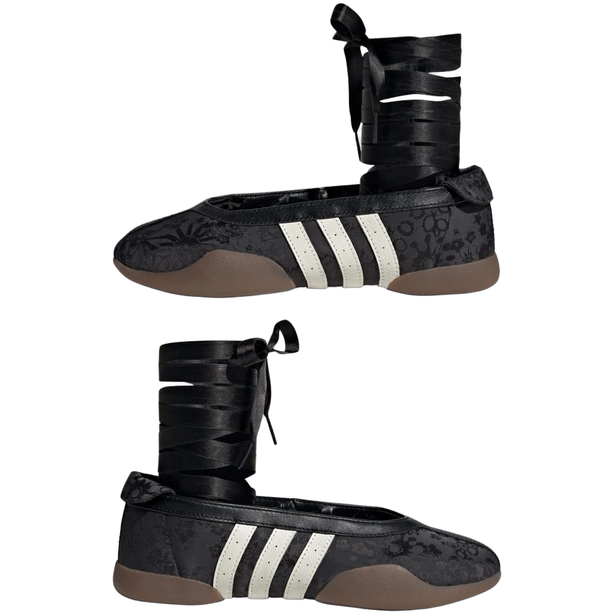 Overkicks - Adidas Taekwondo Mei Ballet Liberty London Black Floral Gum (IH6916) - detalle