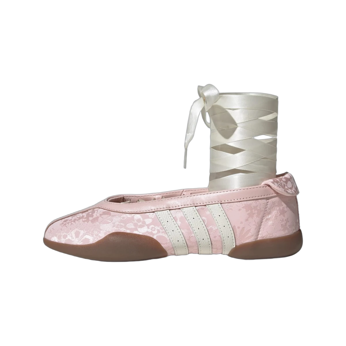 Overkicks - Adidas Taekwondo Mei Ballet Liberty London Pink Floral Gum (IH6915) - vista lateral